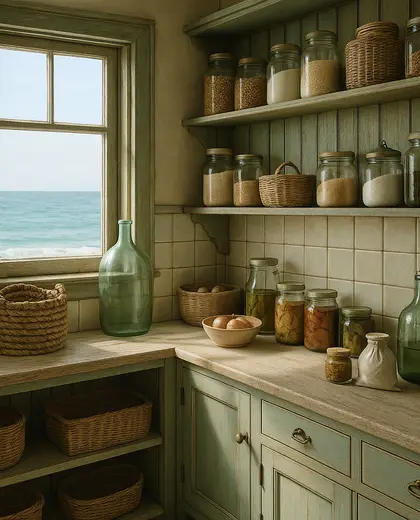 vintage house — pantry (ocean)