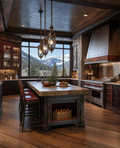 eclectic casino — kitchen (mountain)