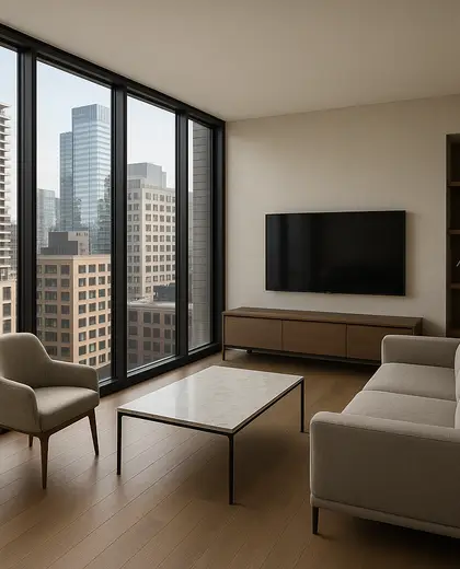 modern condo — room (urban)