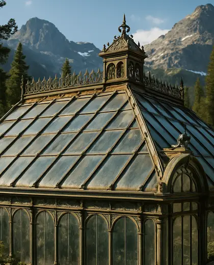vintage greenhouse — roof (alpine)
