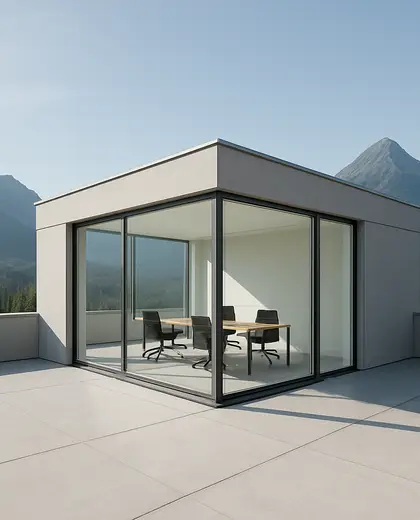 minimalist office space — roof (mountain)
