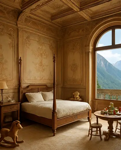 renaissance penthouse — childrens bedroom (mountain)