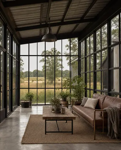 industrial building — sunroom (rural)