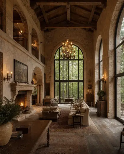 renaissance farmhouse — main hall (forest)