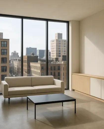 minimalist house — room (urban)