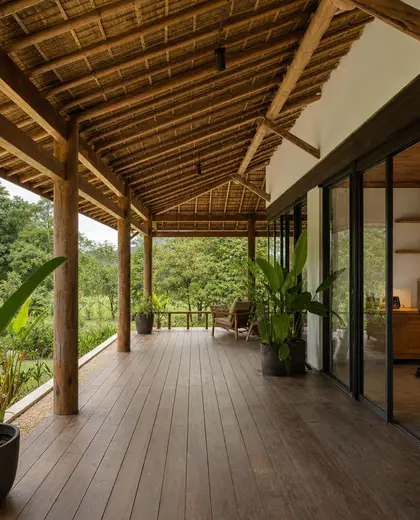 tropical office space — veranda (rural)