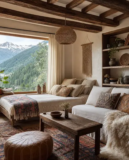 bohemian salon — guest room (mountain)