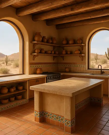 southwestern public space — kitchen (desert)