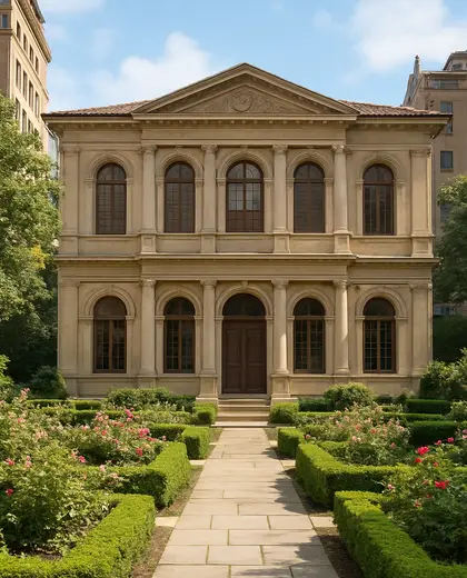 renaissance garden — library (urban)