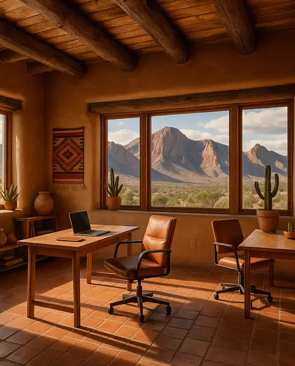 southwestern office space — workshop (mountain)