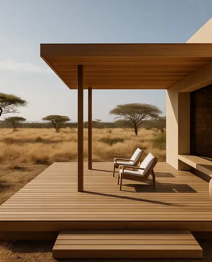 minimalist home — deck (savanna)