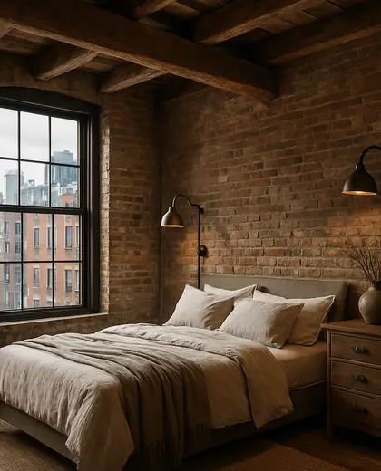 rustic house — bedroom (urban)