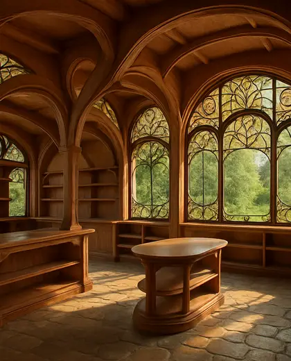art nouveau store — main hall (rural)