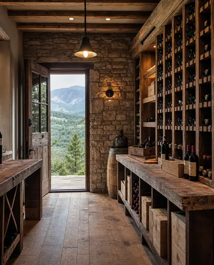 farmhouse building — wine cellar (mountain)