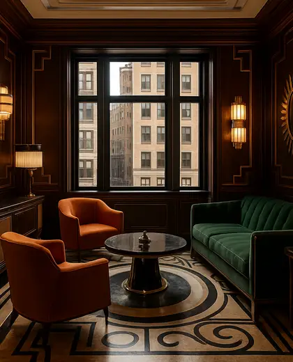 art deco home — room (urban)