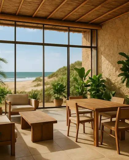 sustainable hotel — study (beach)