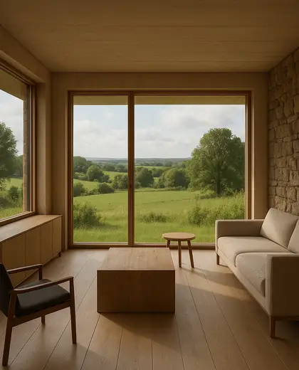 modern house — room (rural)