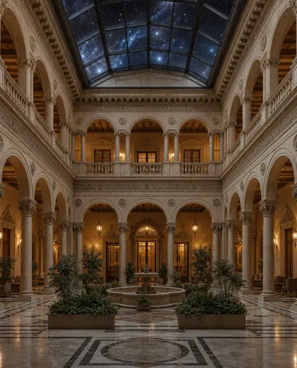 renaissance apartment — atrium (space)