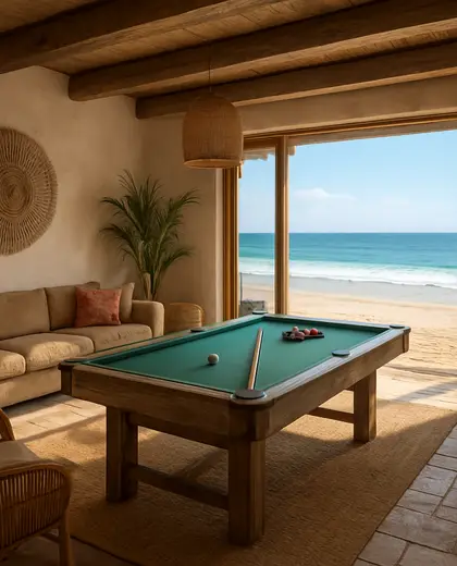 eclectic public space — game room (beach)