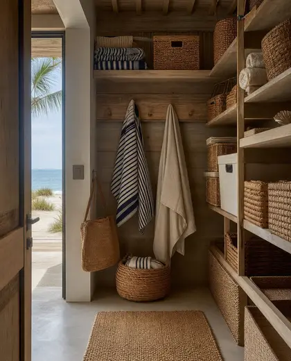 rustic apartment — storage room (beach)