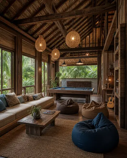 rustic building — youth room (tropical)