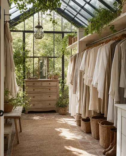 farmhouse greenhouse — dressing room (space)
