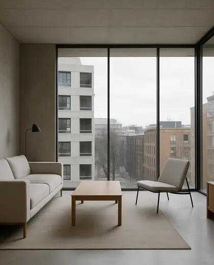 minimalist house — room (urban)