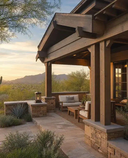 craftsman yard — terrace (desert)