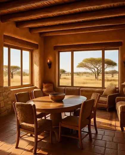 southwestern salon — dining room (savanna)