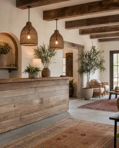 bohemian farmhouse — reception (space)