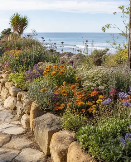 bohemian public space — flower bed (coastal)