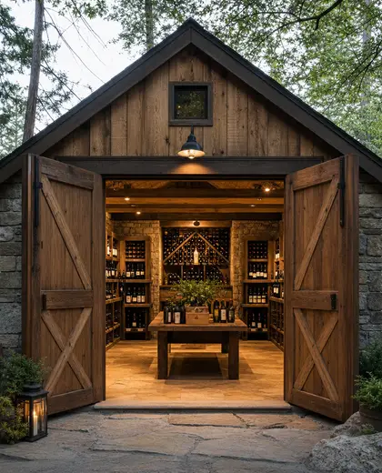 farmhouse store — wine cellar (forest)