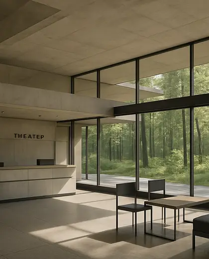 bauhaus theater — reception (forest)