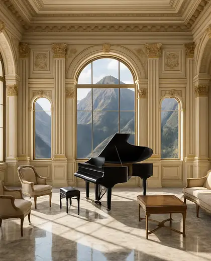 neoclassical public space — music room (mountain)