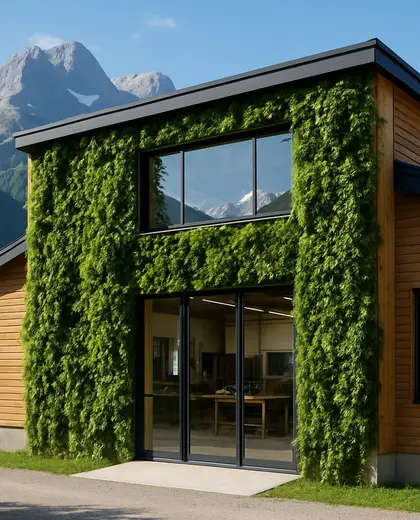 contemporary vertical garden — workshop (alpine)