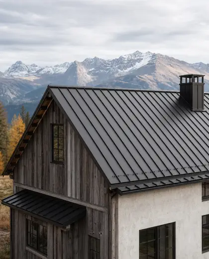 industrial farmhouse — roof (alpine)