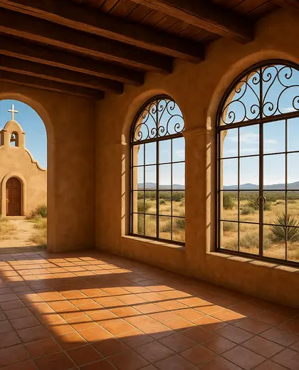 southwestern church — sunroom (rural)