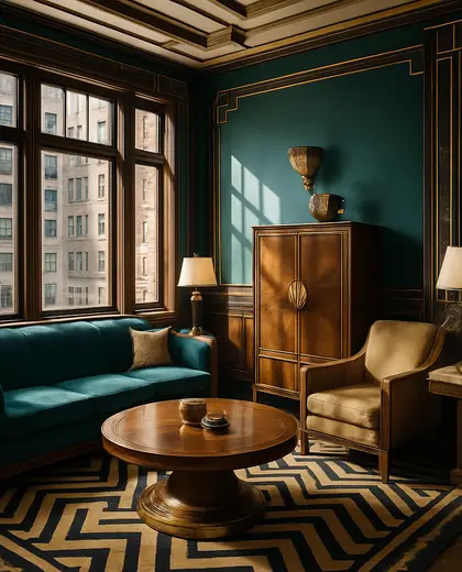 art deco house — room (urban)