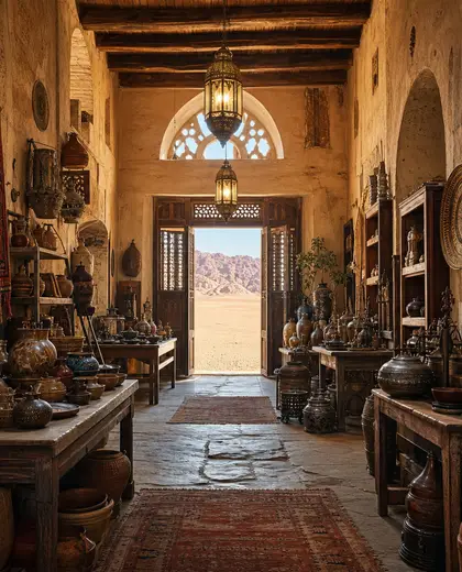 vintage store — main hall (desert)