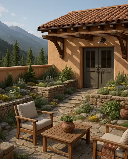 southwestern rooftop garden — workshop (alpine)