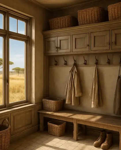 vintage salon — mud room (savanna)