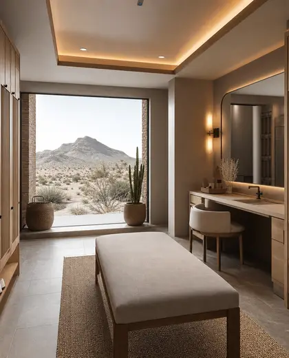 scandinavian casino — dressing room (desert)