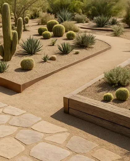 sustainable public space — edging (desert)