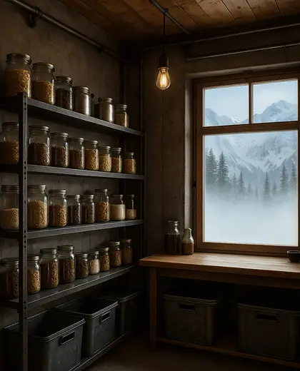 industrial salon — pantry (alpine)