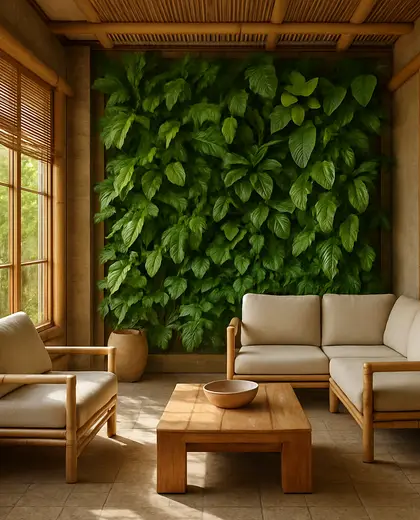 sustainable vertical garden — room (tropical)