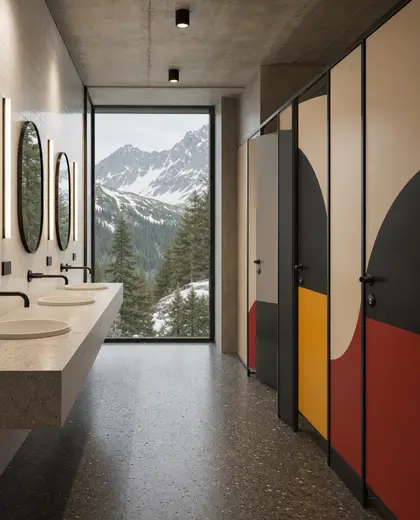 bauhaus store — rest room (alpine)