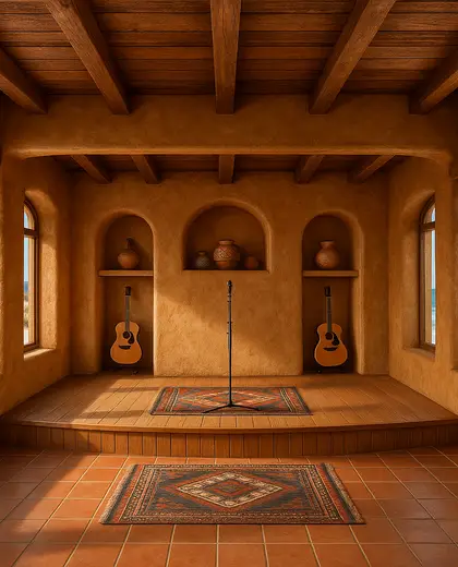 southwestern theater — music room (beach)