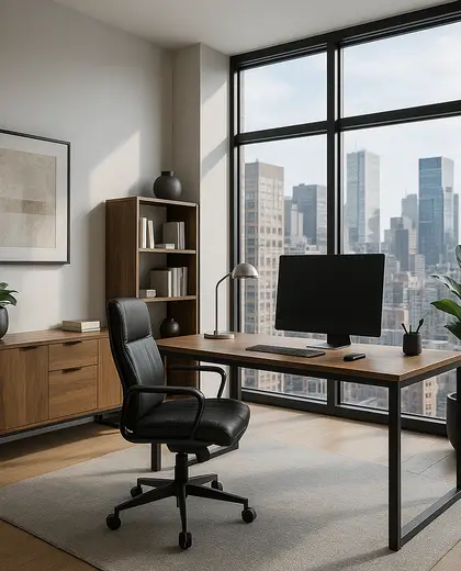 modern house — home office (urban)