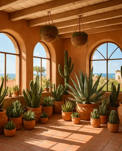 southwestern indoor garden — roof (coastal)