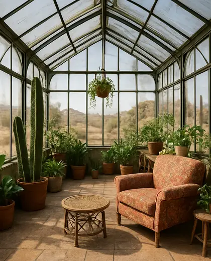 eclectic greenhouse — room (desert)